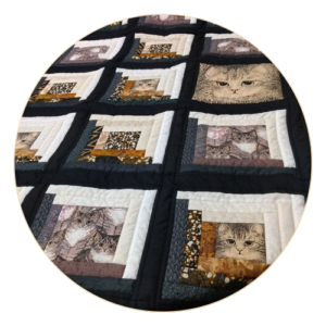 Quiltdeken met katten